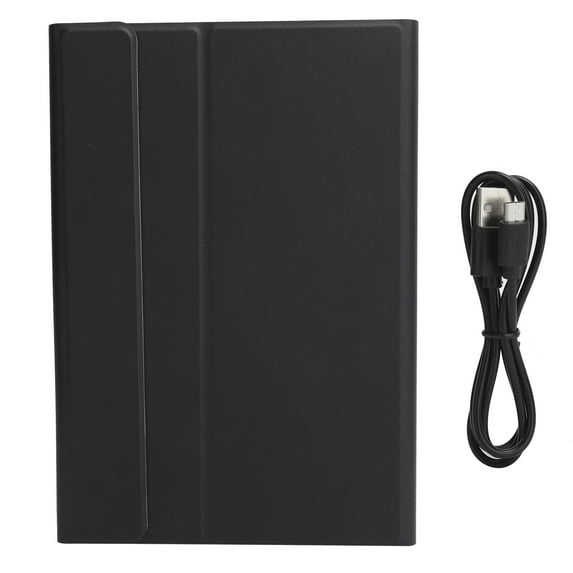Bluetooth Keyboard UltraThin Touchpad Keys Protective Cover Detachable Button Holster Set(Black )