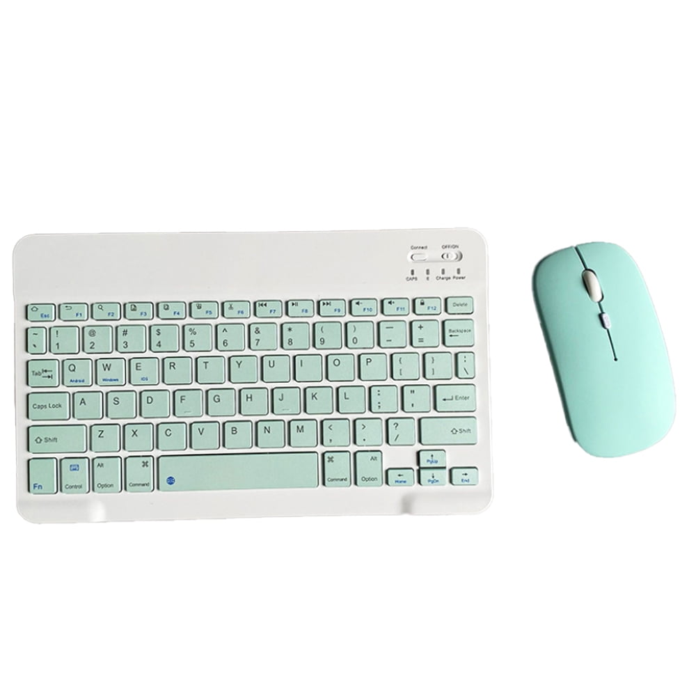 Bluetooth Keyboard and Mouse Combo UltraSlim Portable Compact Wireless Mouse Keyboard Set for