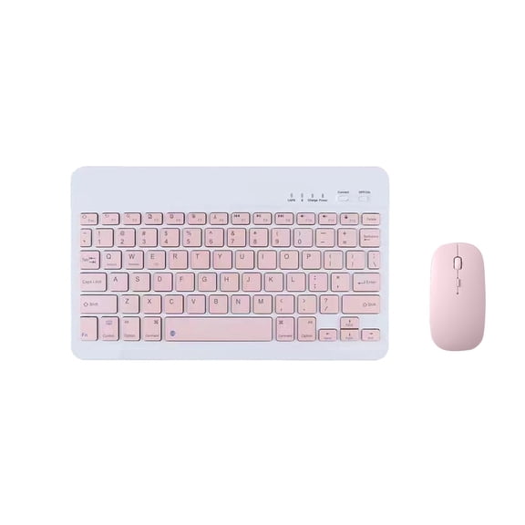Bluetooth Keyboard and Mouse Combo, Wireless Mini Keyboard and Mouse Set for iPad PC Tablet Cell Phone