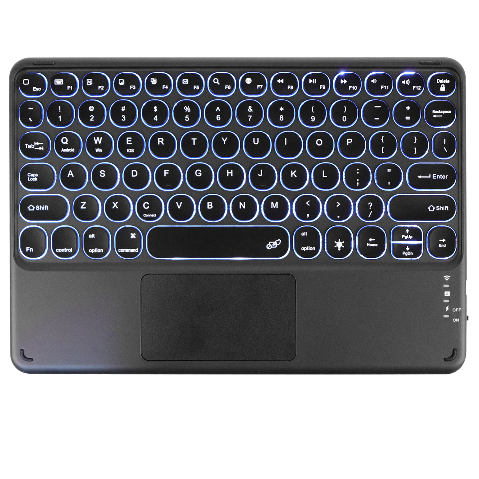 Bluetooth Keyboard with Touchpad Silent Gaming Wireless Touch Keyboard