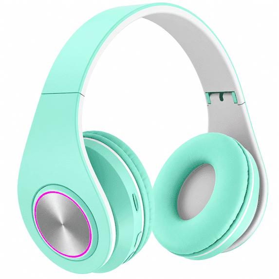 Hoey Bluetooth Headphones for Kids,Wireless Over Ear Headphones,Bluetooth 5.3 Headset with Microphone,Foldable Comfortable Headphones for School,Blue