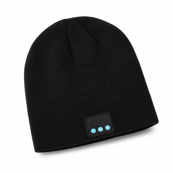 Bluetooth Knit Beanie Hat with Built-in Headphones, Wireless Music & Hands-Free Calling Winter Warm Knitted Cap with Rechargeable Speaker, Microphone for Outdoor Sports, Cycling & Daily Wear