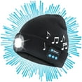 thumbnail image 1 of Bluetooth LED Beanie – Warm Insulating Rechargeable Hat with Bluetooth Speakers and LED Light – Warm Beanie, 1 of 5