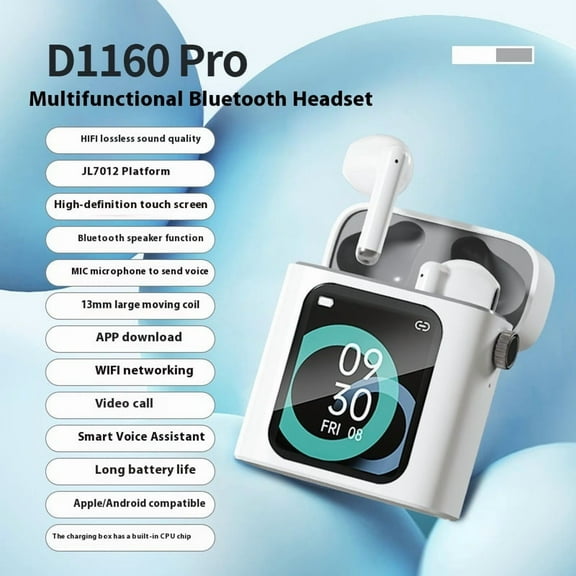 Bluetooth Large Screen Tws Headset Wireless