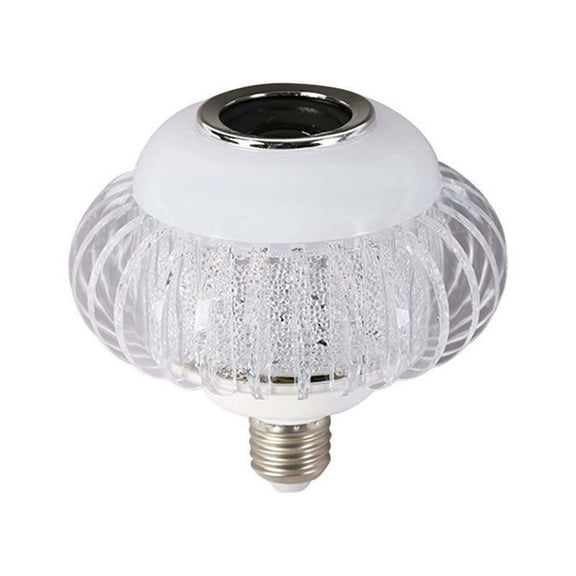 Bluetooth Light Bulb with 3 W Speaker and RGB Music-Sync Effects for E27 Socket – 3 W LED, Remote Control, Night Mode