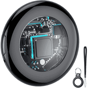 Bluetooth Tracker, Smart Air Tracker Tags-1 Pack, Key Finder and Item Locator Works with Find My (iOS Only), with Protec