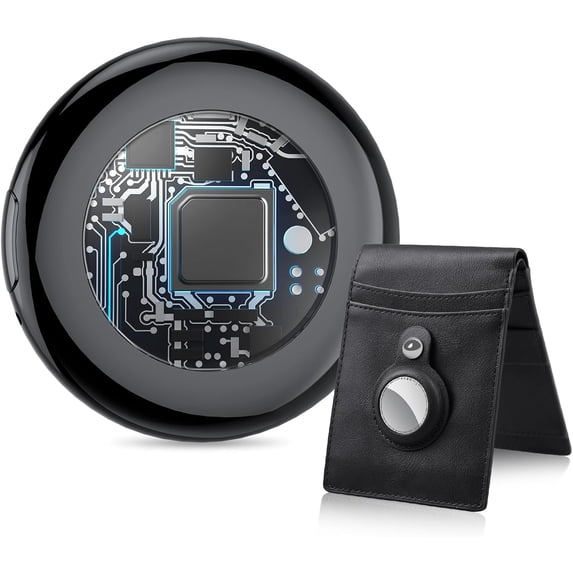 Bluetooth Tracker, Smart Air Tracker Tags-1 Pack, Key Finder and Item Locator Works with Find My (iOS Only), with Protective Case/Key Ring/Lanyard, Tracker Tag for Keys/Luggage/Wallet, etc.