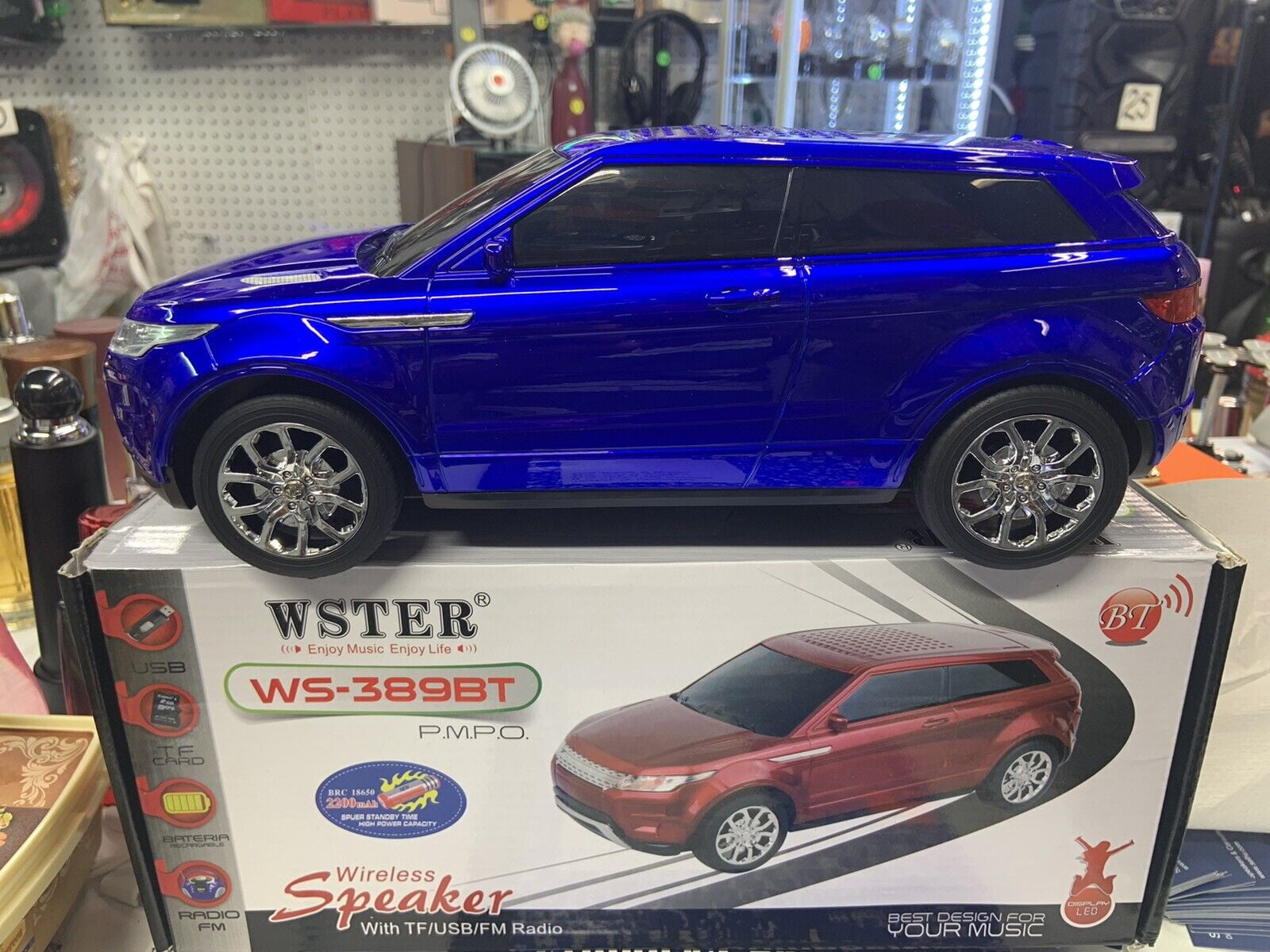 Bluetooth Loud Speaker Car Speaker Wster Rechargeable - Walmart.com