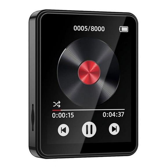 Bluetooth MP3 Player 2.4 Inch Touch Screen HiFi Music Support 128G Expansion Built-in Speaker with E-Book/Video