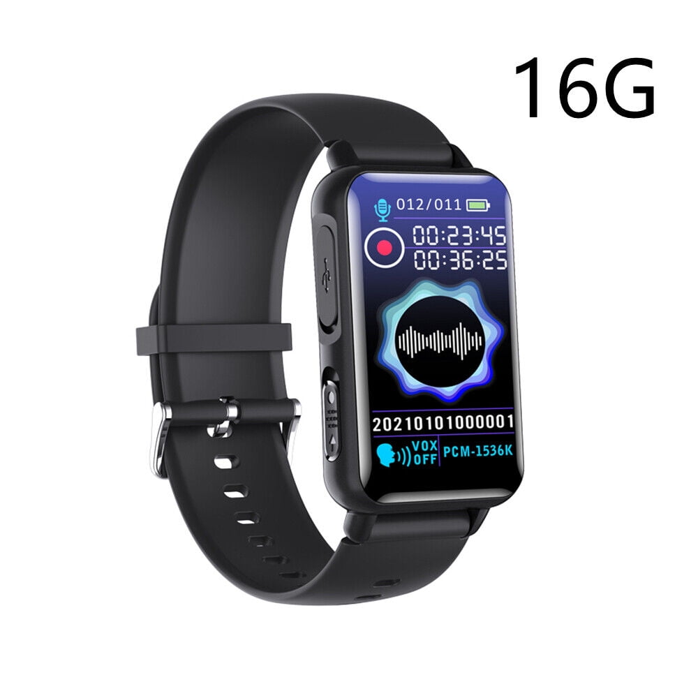 Bluetooth MP3 Player HiFi Music FM Radio Smart Wristband Hidden Voice