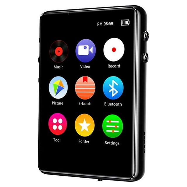 Bluetooth MP3 Player MP4 Video HiFi Lossless Music 2.8" Touch Screen FM