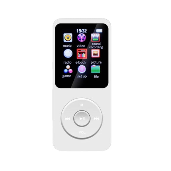 Bluetooth MP3 Player with 1.8-inch Screen, Hi-Fi Lossless Audio, Portable Music Player with Radio