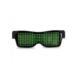 LED Bluetooth Party Glasses Flashing Luminous USB Charging Glasses Application Control Party Glasses Walmart