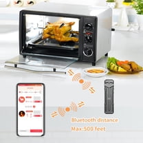 Bluetooth Meat Thermometer Wireless, 500Ft Remote Range Digital Meat Thermometer for Grilling, Cooking Thermometer with IP67 Waterproof Probe for Kitchen, Oven, BBQ, Support iOS & Android App