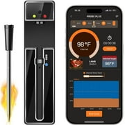 Bluetooth Meat Thermometer Wireless Grill Meat Thermometer - 30 meter application control heat resistant up to 275�C with optimal sensor function suitable for kitchen outdoor grilling