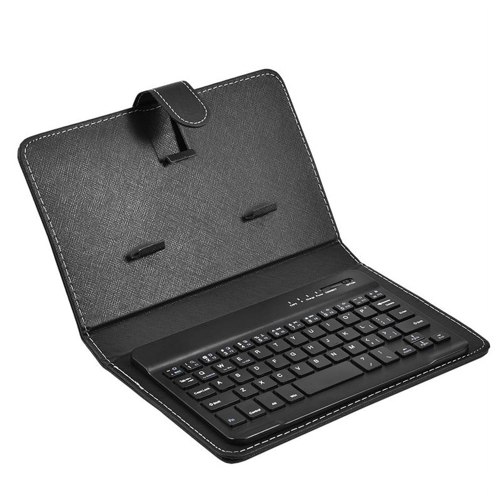 Mini Keyboard Phone Bluetooth Mini Wireless Keyboard with PU Leather Case for Smartphone ...