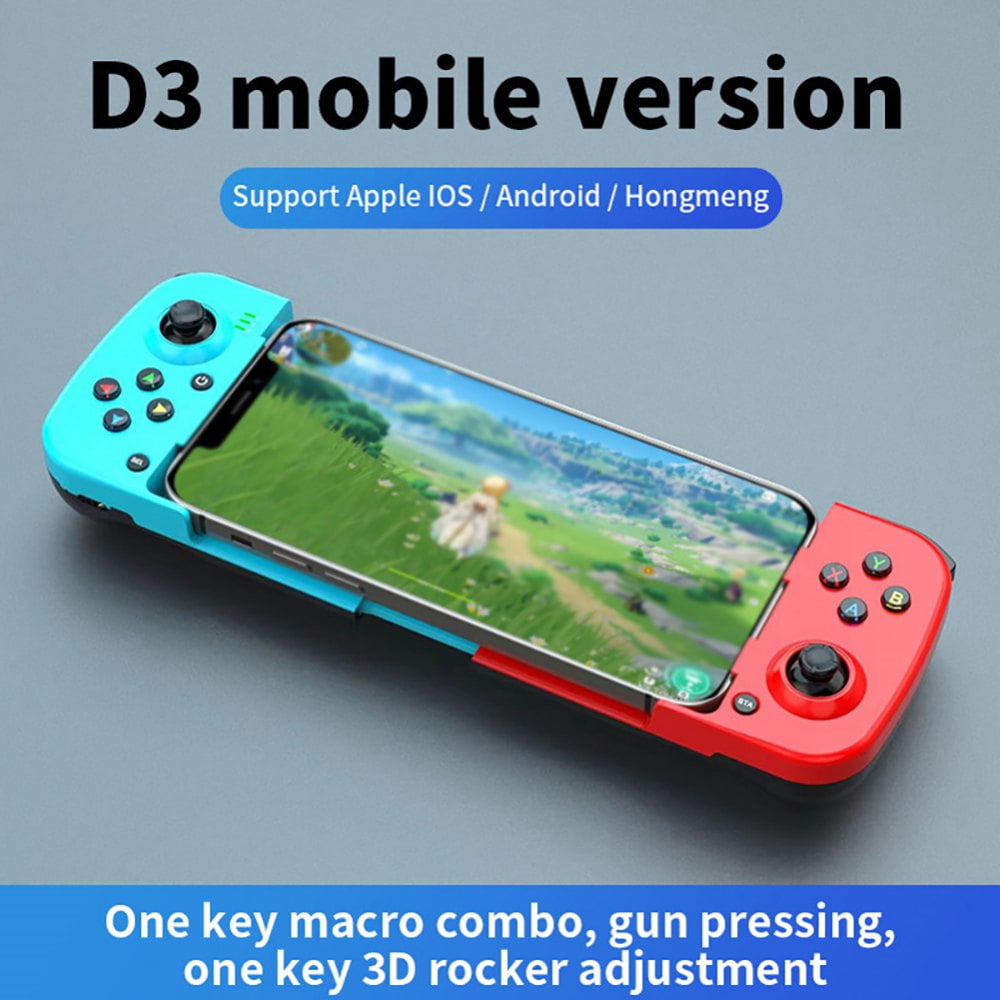 Bluetooth Mobile Game Controller for Android, iPhone, PS4, Xbox, Switch,  iOS MFI, Cloud Gaming - Wireless Mobile Game Controller Grip - Walmart.com