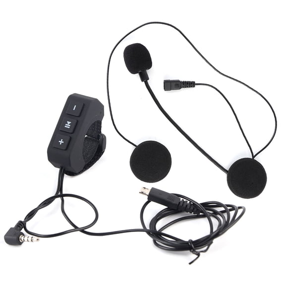 Bluetooth Motorcycle Helmet Audio System, Noise-Cancelling, Hands-Free Music Headset Sealed for Rainy Rides