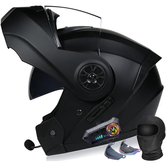 Bluetooth Motorcycle Helmet, Flip, Adjustable, Lightweight, Durable, Portable, User-friendly, Compact Ergonomic Design