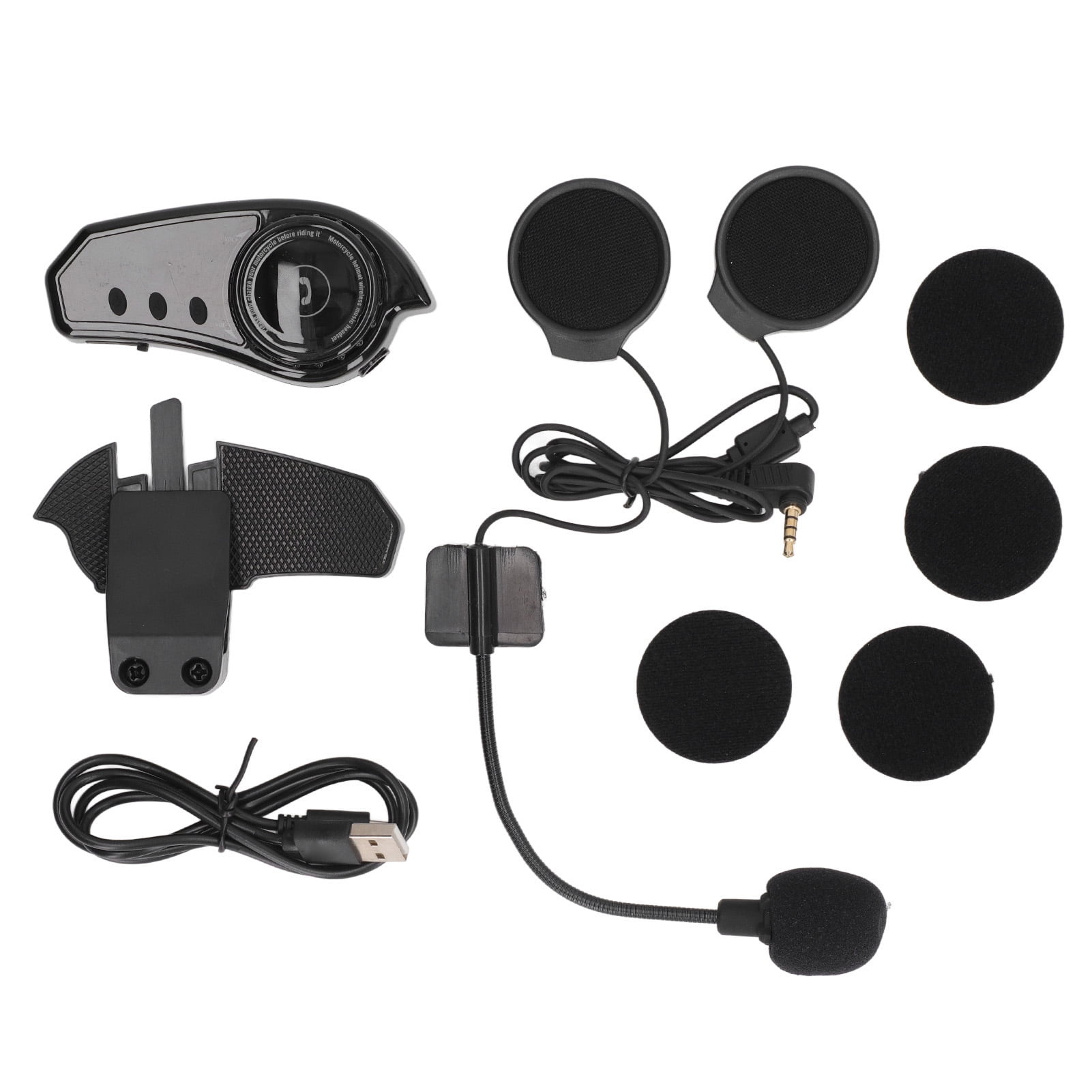 Bluetooth Motorcycle Helmet Headset Speakers with HandsFree Call Support and IP67 Waterproof