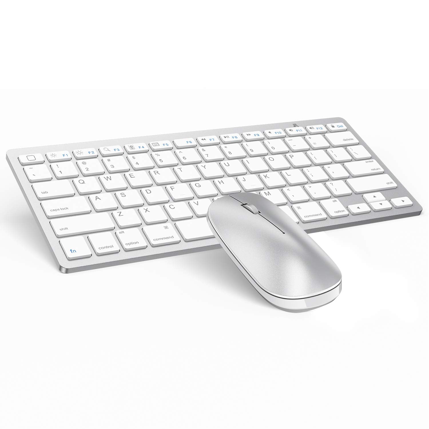Bluetooth Mouse & Keyboard Combo, 2.4G Portable Ultra Slim Wireless