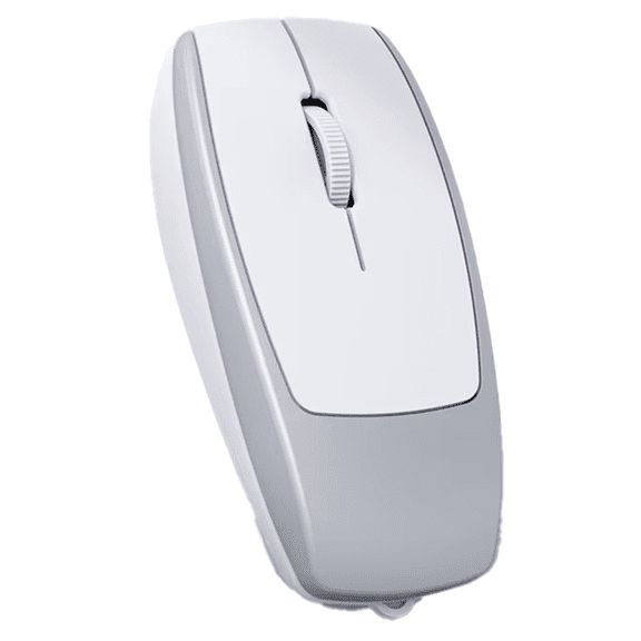 Bluetooth Mouse Rechargeable Light Weight Support TF Card Reading and Writing Long Battery Life Office Use Mice C,1 * Bluetooth Mouse 1 * Charging cable,Silver