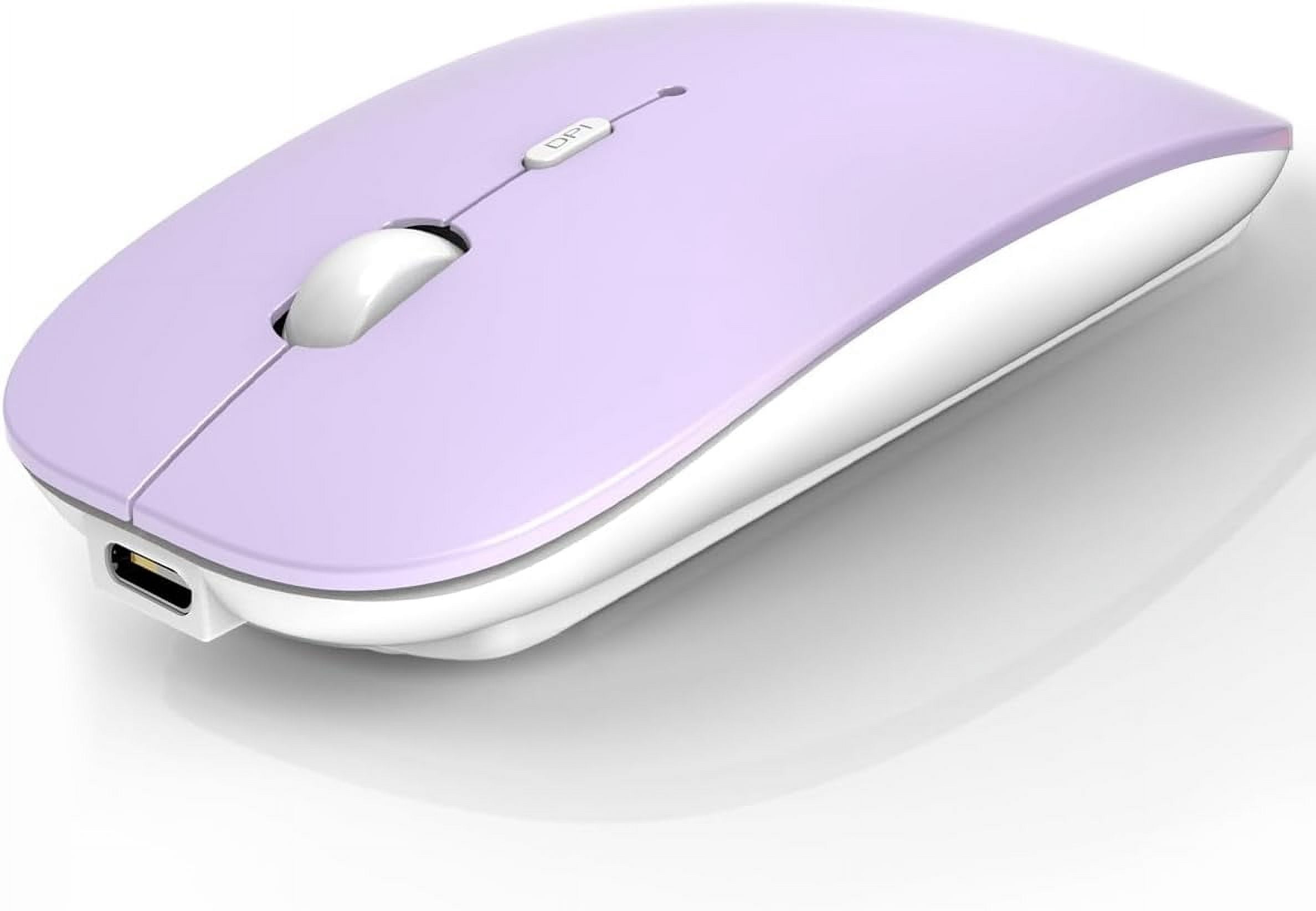 Bluetooth Mouse, Rechargeable Wireless Mouse Compatible with Macbook ...