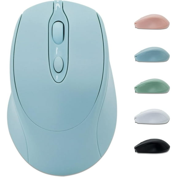 Bluetooth Mouse,Rechargeable Wireless Mouse for Laptop/iPad/MacBook Pro/Air, Silent Mouse Portable Slim for Surface Pro/PC/Lenovo/Samsung Tablet