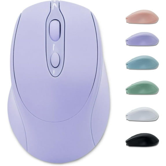 Bluetooth Mouse,Rechargeable Wireless Mouse for Laptop/iPad/MacBook Pro/Air, Silent Mouse Portable Slim for Surface Pro/PC/Lenovo/Samsung Tablet