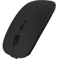thumbnail image 1 of Bluetooth Mouse for Laptop/MacBook/iPad/Android PC,Rechargable Quiet Slim Wireless Mice Compatible with Windows/Linux/Tablet,Black, 1 of 4