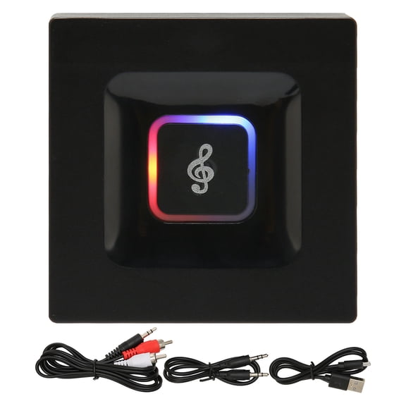 Bluetooth Music Adapter Noise Reduction Support Stereo Codec 3.5mm RCA Wireless Transmitter Receiver for PC Speaker