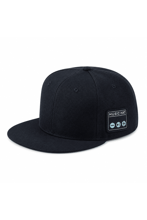 Bluetooth Music Baseball Cap, Fabric Wireless Speaker Hat with Removable Audio Module, USB Rechargeable Hands-Free Call Cap for Walking, Travel, Outdoor, Commute