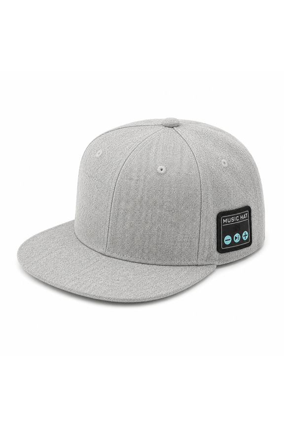 Bluetooth Music Baseball Cap, Fabric Wireless Speaker Hat with Removable Audio Module, USB Rechargeable Hands-Free Call Cap for Walking, Travel, Outdoor, Commute