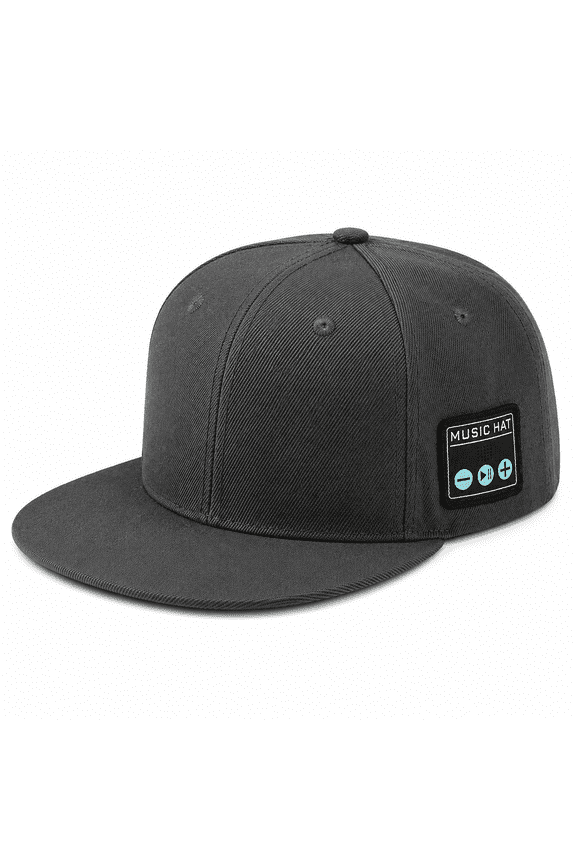 Bluetooth Music Baseball Cap, Fabric Wireless Speaker Hat with Removable Audio Module, USB Rechargeable Hands-Free Call Cap for Walking, Travel, Outdoor, Commute