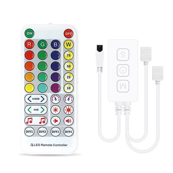 Bluetooth Music RGB LED Controller DC5-24V APP IR Remote SP613E 4pin