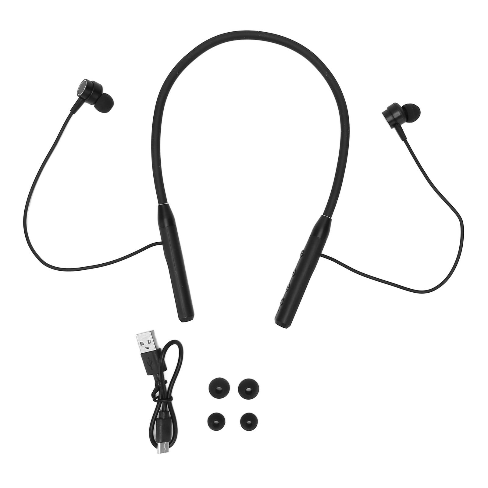 Bluetooth Neckband Headphones IPX7 Waterproof HiFi Stereo Deep Bass Magnetic Neckband Wireless Headsets for Sports Walmart