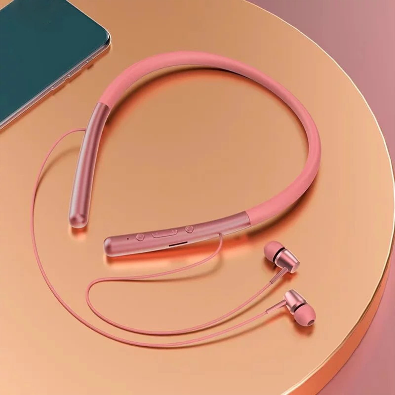 Bluetooth Neckband Wireless Headphones, Around The Neck Headphones, Low