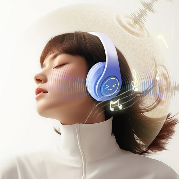 Bluetooth Noise Cancelling Headphones, Personalized Spatial Audio, USB-C Lossless Audio, Apple & Android Compatibility, Up to 40 Hours Battery Life - Blue
