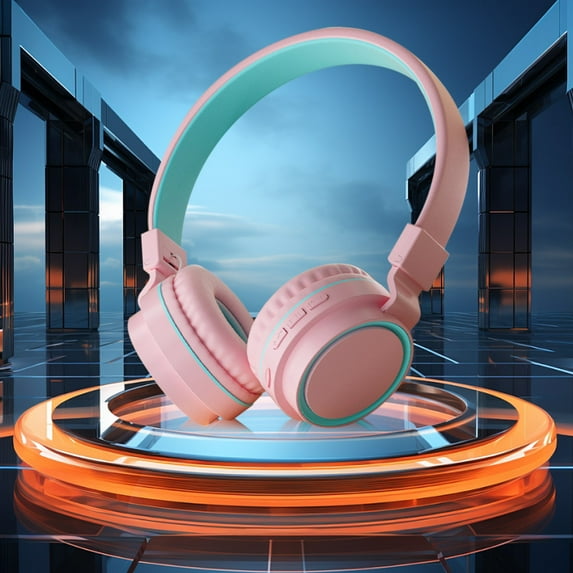 Bluetooth Noise Cancelling Headphones, Personalized Spatial Audio, USB-C Lossless Audio, Apple & Android Compatibility, Up to 40 Hours Battery Life - Pink