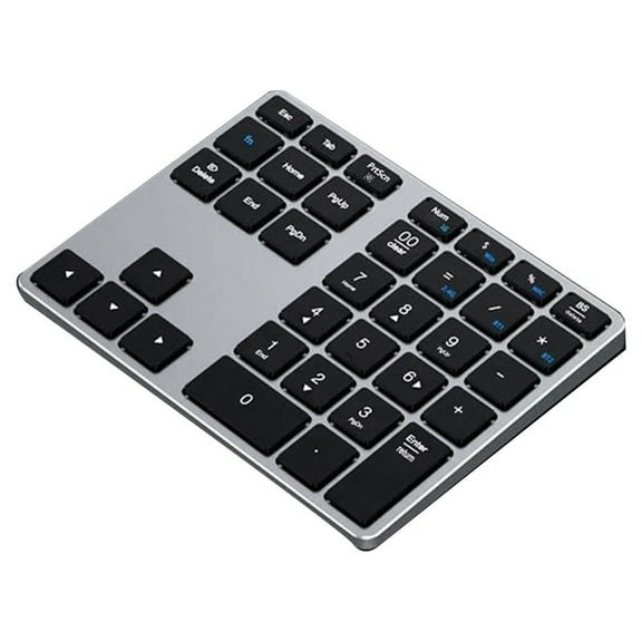 Blue_tooth Number Pad 35 Wireless Numeric Keypad Portable Slim Blue_tooth Numpad For Laptop PC Desktop
