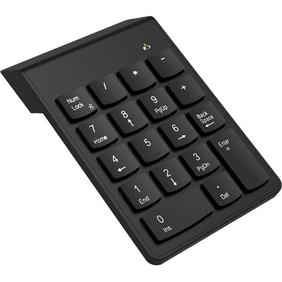 Bluetooth Numeric Keypad (No USB Receiver Required) Portable Number Pad Keyboard for Laptop, PC Computers, Desktop | Essential Laptop Accessories Numpad for ChromeBook Surface Notebook