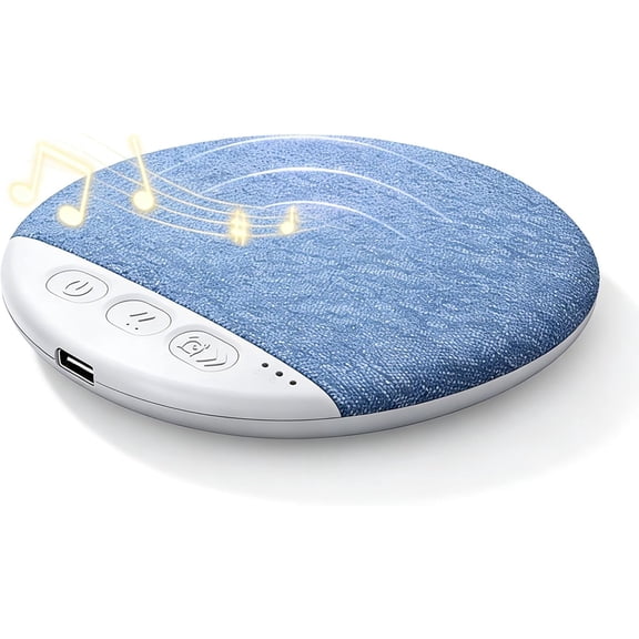 Bluetooth Pillow Speaker, 2 Pack S1 Ultra-Thin Wireless Pillow Speaker with White Noise Timer for Sleeping