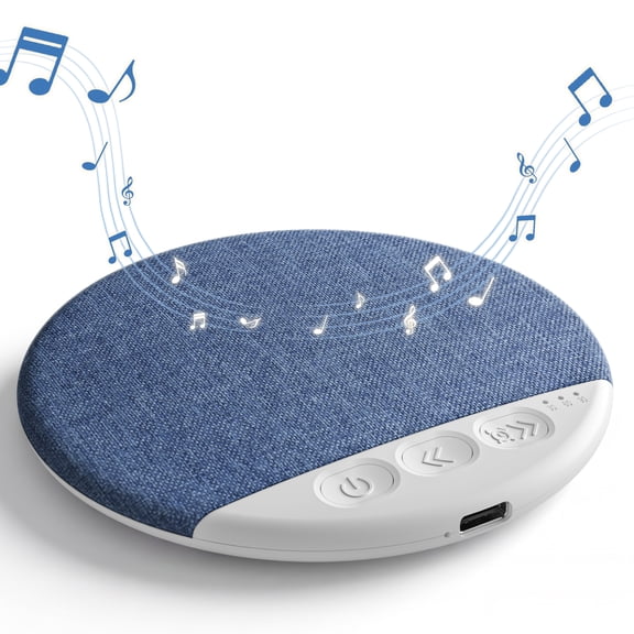 Pillow Speaker for Sleeping, Bluetooth Under Pillow Speaker with White Noise & Sleep Timer, Ultra-Thin Bed Speaker for Side Sleepers, 48H Battery Life for Adult Kids,Gifts