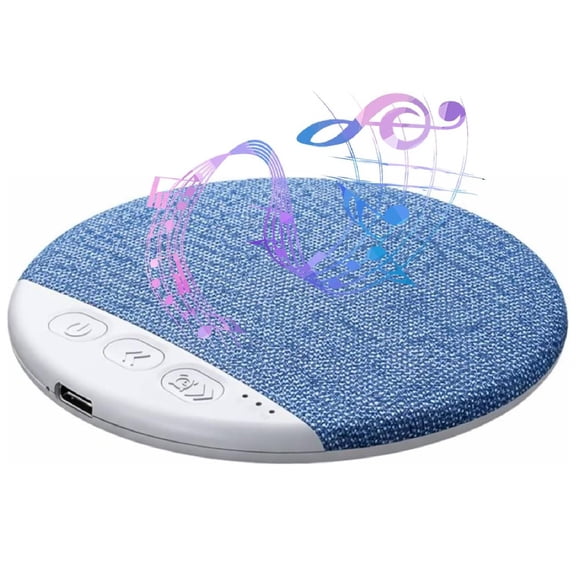 Bluetooth Pillow Speaker for Sleeping, Mini Portable Under Pillow Speaker with White Noise Timer Wireless Sleep Aid with Stereo Bass Private Sleep Headphones for Side Sleeper Adult