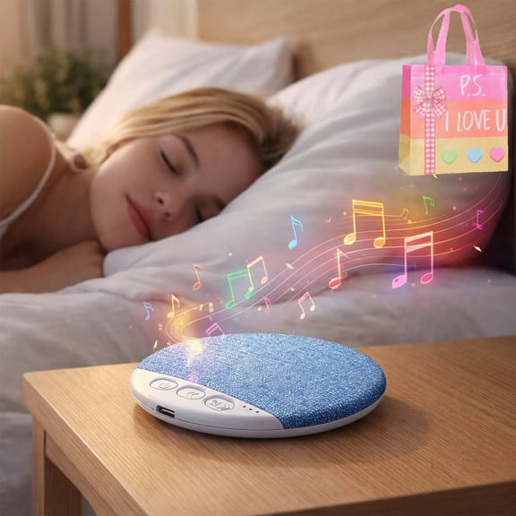 Bluetooth Pillow Speaker for Sleeping - Wireless Bed Pillow Speaker with White Noise Timer, 20 Hour Playtime, 33ft Range, Stereo Bass & Private Listening for Side Sleepers(XX)