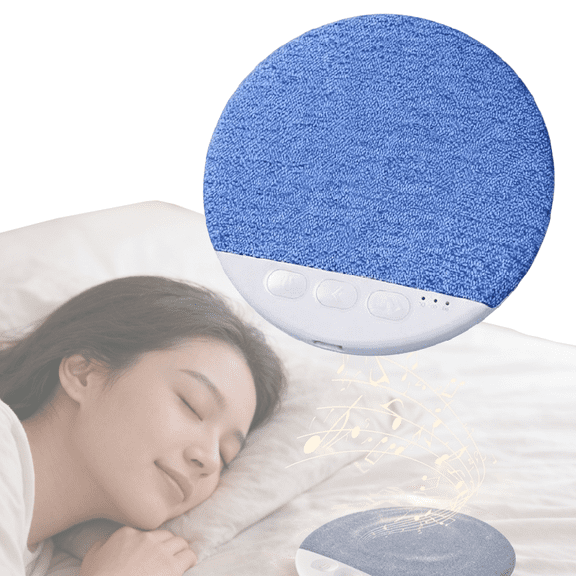 Bluetooth Pillow Speaker with White Noise for Dreamy Sleep Rechargeable Bedside Whisper Speaker