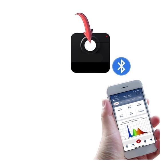 Bluetooth Plant Spectrometer Par Meter Ppfd Meter Light Meter ,Versatile Applications