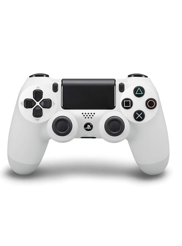 Bluetooth Playstation 4 Controller Remote,Rechargeable Gamepad Compatible, Wireless Controller for PS4 Compatible with Playstation 4 /Slim/Pro/PC, White