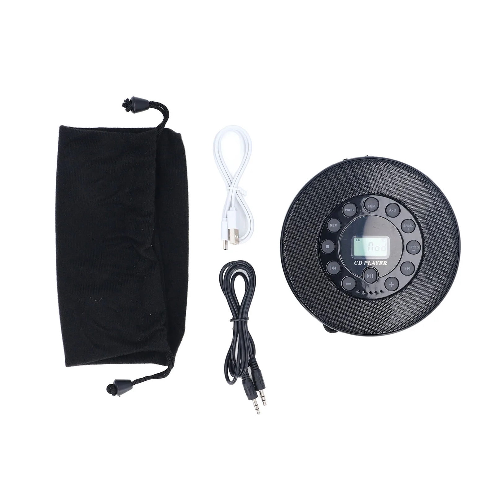 Bluetooth Portable CD Player Rechargeable CD Player Built in Speaker Microphone Memory Playing ABS ,Multi-Functional