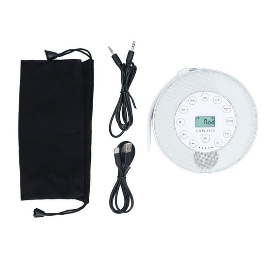 Bluetooth Portable CD Player Rechargeable CD Player Built in Speaker Microphone Memory Playing ABS ,Multi-Functional